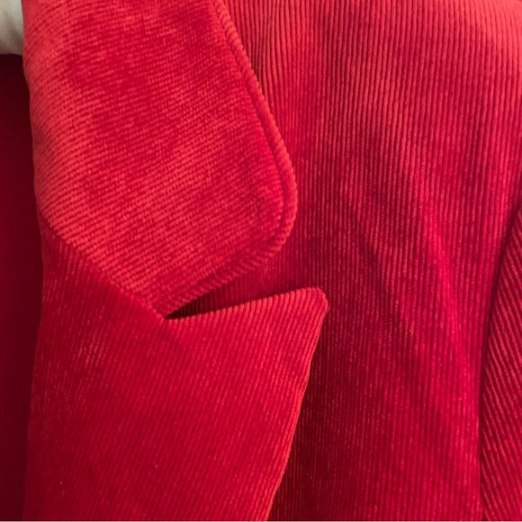 Red Blazer by Counterparts. Size 10 casual/holiday/classic style - Picture 4 of 13